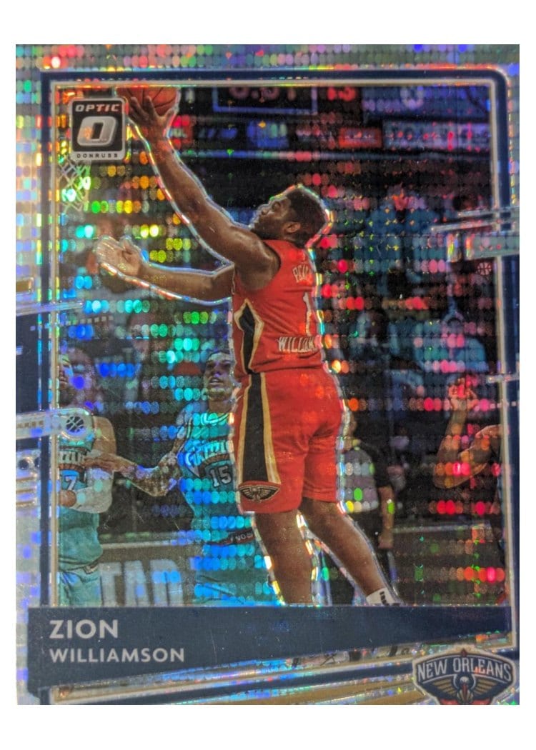 2020-21 Donruss Optic Base Set Zion Williamson #40 card
