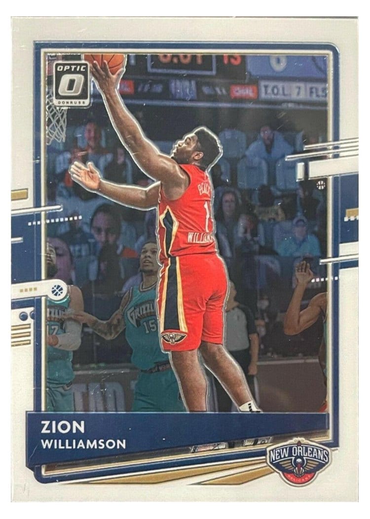 2020-21 Donruss Optic Base Set Zion Williamson #40 card