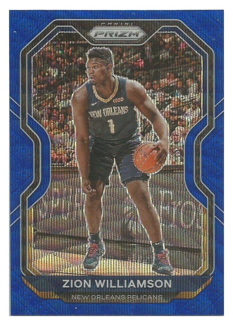 2020-21 Panini Prizm Base Set Zion Williamson #185 card