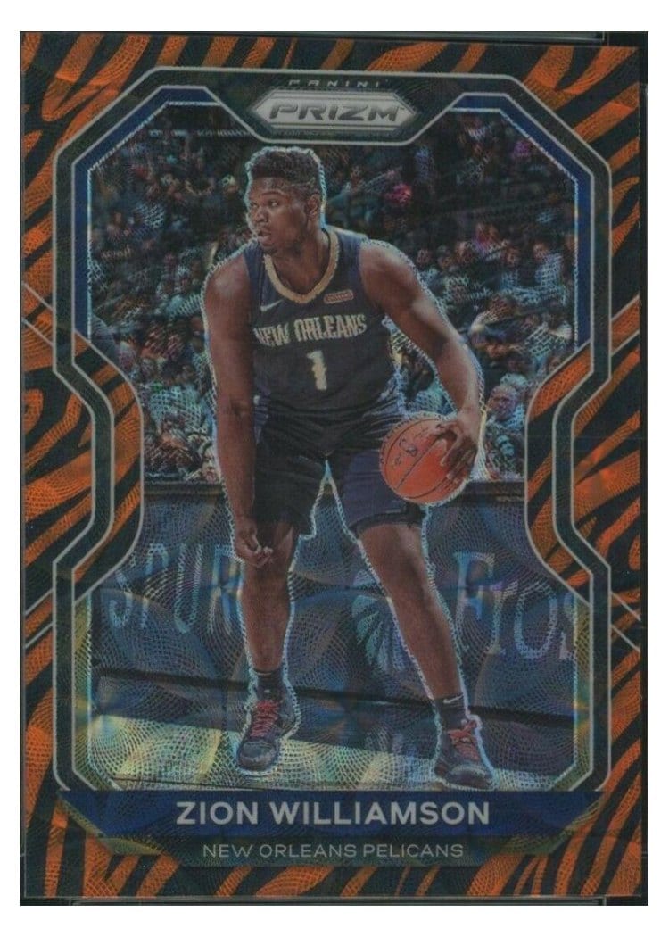 2020-21 Panini Prizm Base Set Zion Williamson #185 card