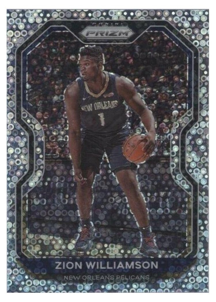 2020-21 Panini Prizm Base Set Zion Williamson #185 card