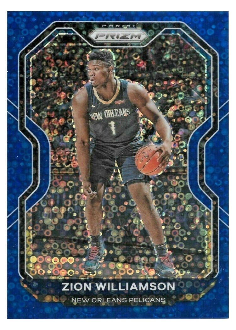 2020-21 Panini Prizm Base Set Zion Williamson #185 card