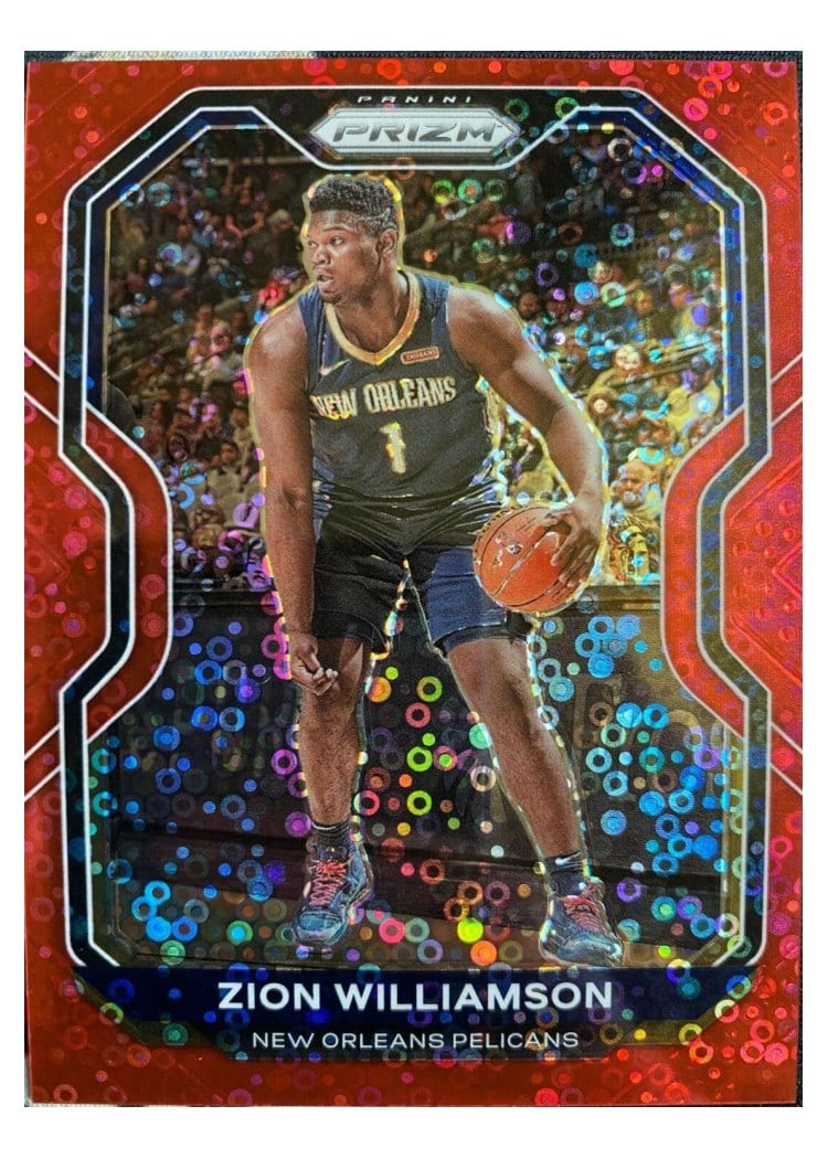 2020-21 Panini Prizm Base Set Zion Williamson #185 card