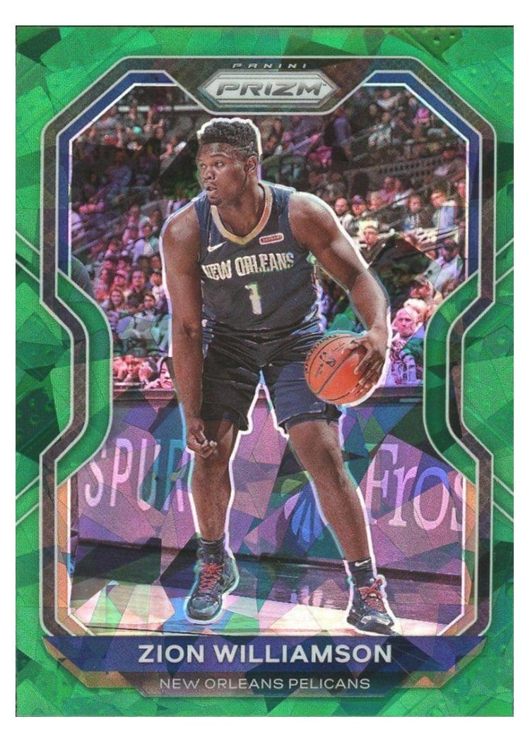 2020-21 Panini Prizm Base Set Zion Williamson #185 card