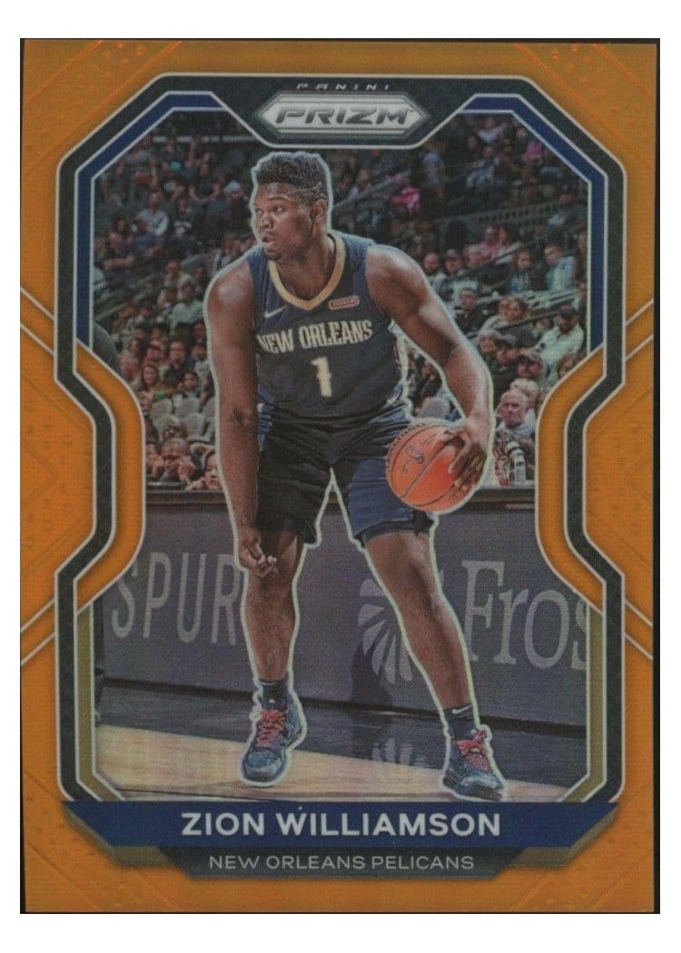 2020-21 Panini Prizm Base Set Zion Williamson #185 card