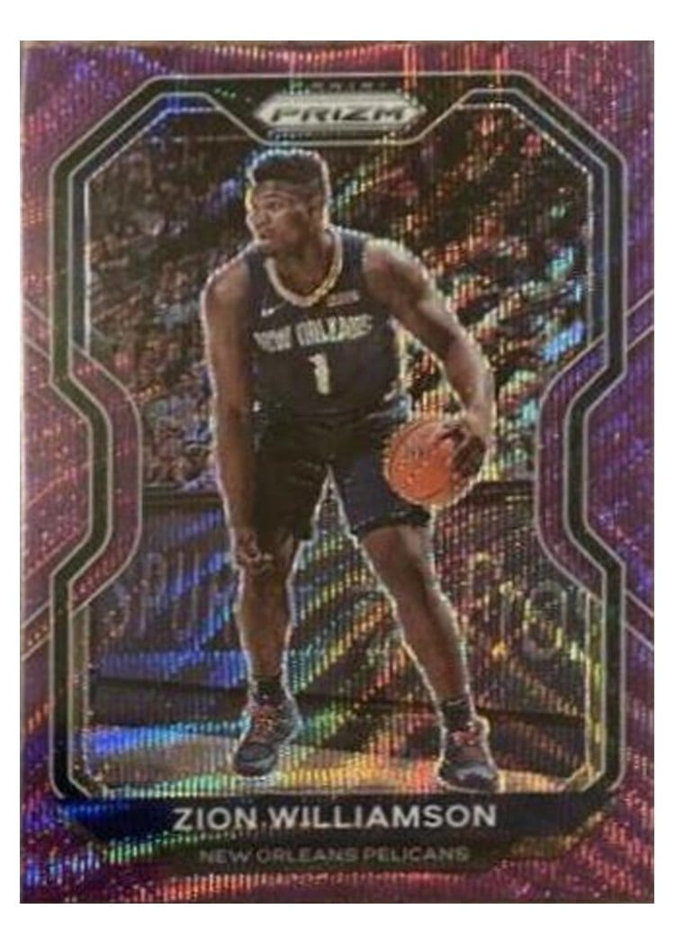 2020-21 Panini Prizm Base Set Zion Williamson #185 card