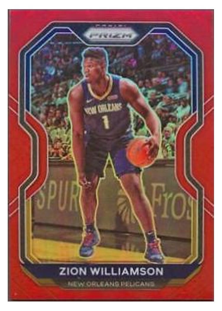 2020-21 Panini Prizm Base Set Zion Williamson #185 card