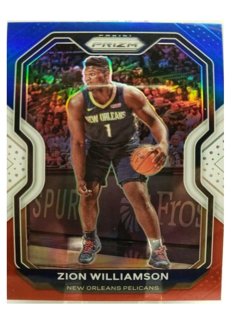 2020-21 Panini Prizm Base Set Zion Williamson #185 card