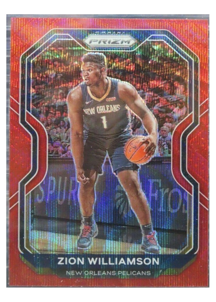 2020-21 Panini Prizm Base Set Zion Williamson #185 card