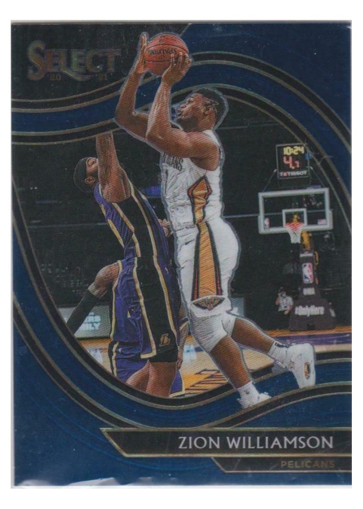 2020-21 Panini Select Base Set Zion Williamson #213 card