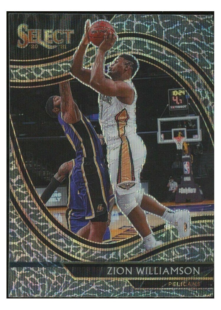 2020-21 Panini Select Base Set Zion Williamson #213 card
