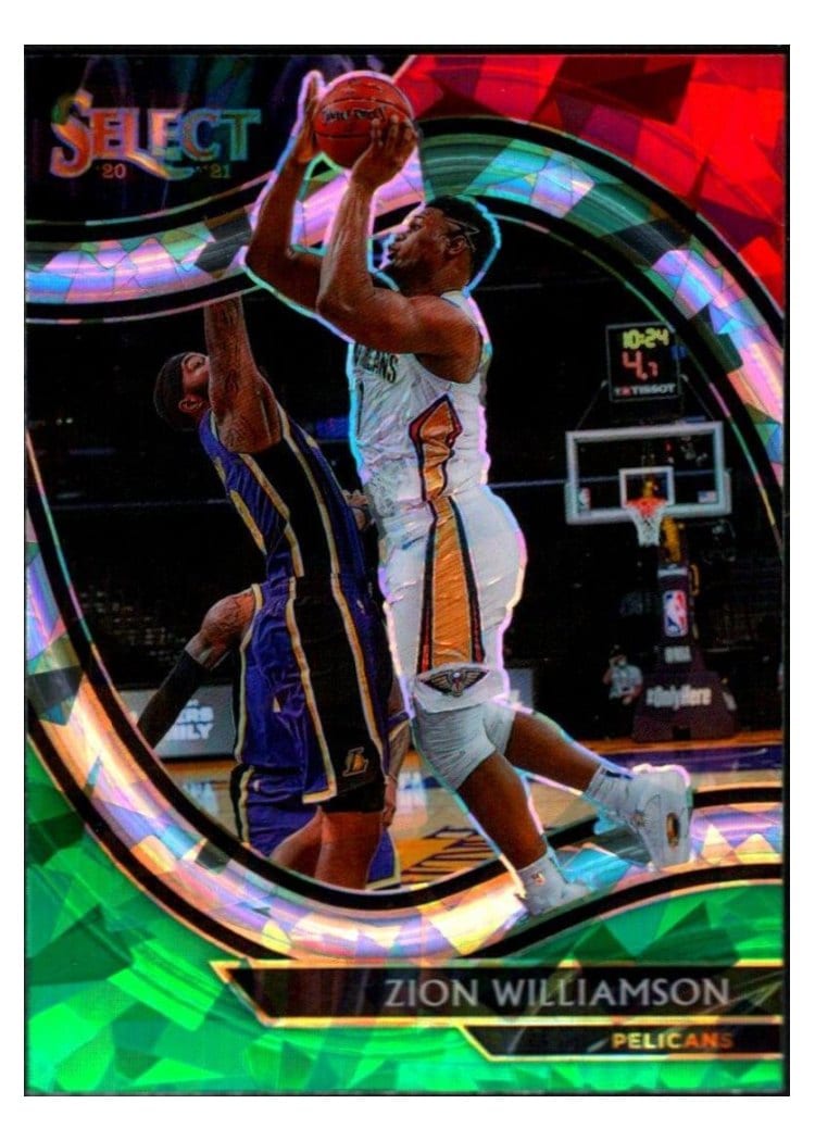 2020-21 Panini Select Base Set Zion Williamson #213 card