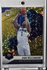 2020 Panini Mosaic Zion Williamson Gold Mosaic #49 card