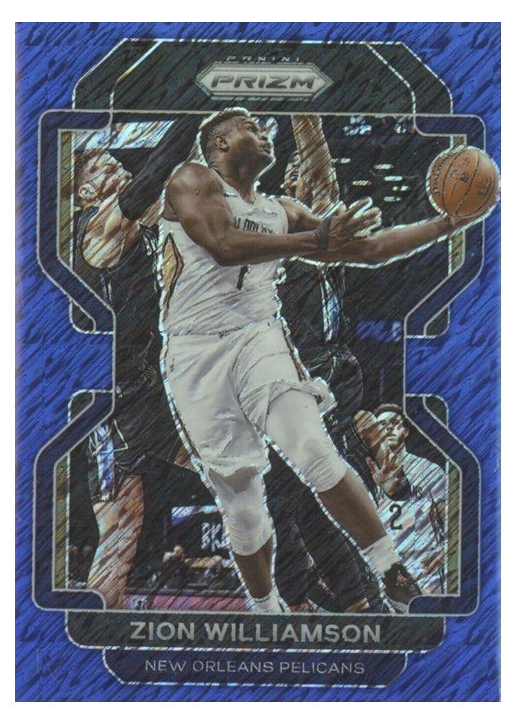 2021-22 Panini Prizm Base Set Zion Williamson #108 card