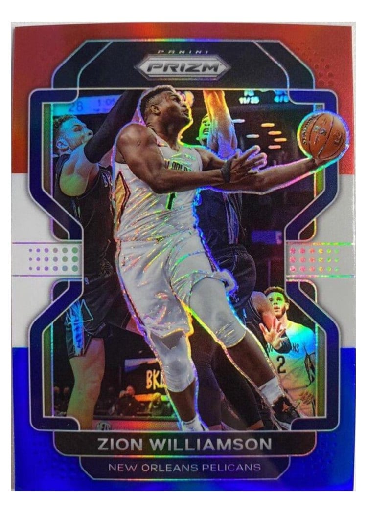 2021-22 Panini Prizm Base Set Zion Williamson #108 card