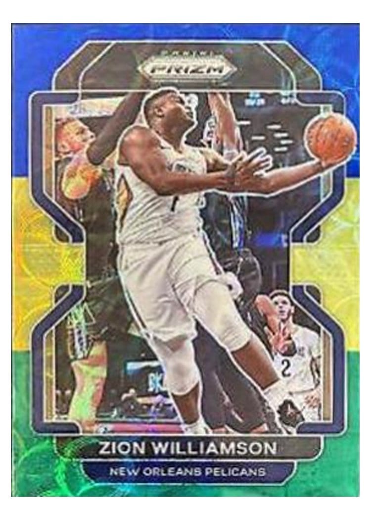2021-22 Panini Prizm Base Set Zion Williamson #108 card