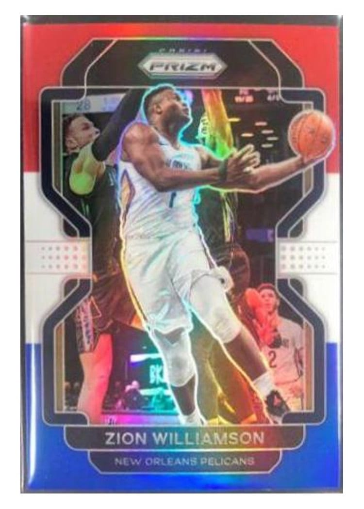 2021-22 Panini Prizm Base Set Zion Williamson #108 card