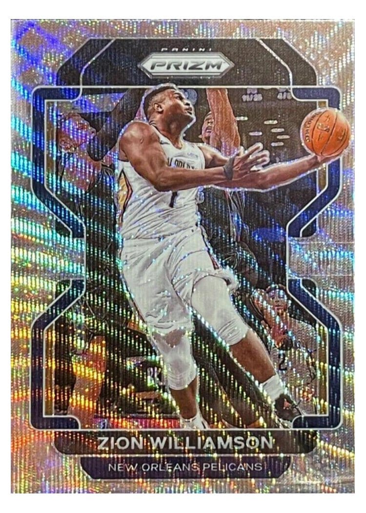 2021-22 Panini Prizm Base Set Zion Williamson #108 card