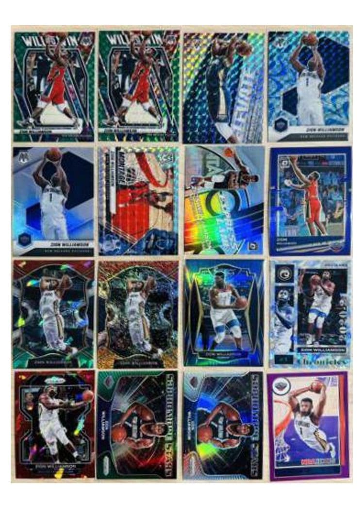 2021-22 Panini Prizm Base Set Zion Williamson #108 card