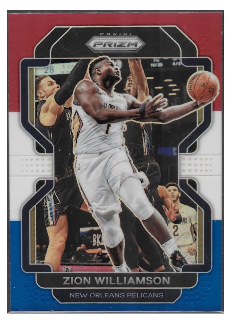 2021-22 Panini Prizm Base Set Zion Williamson #108 card
