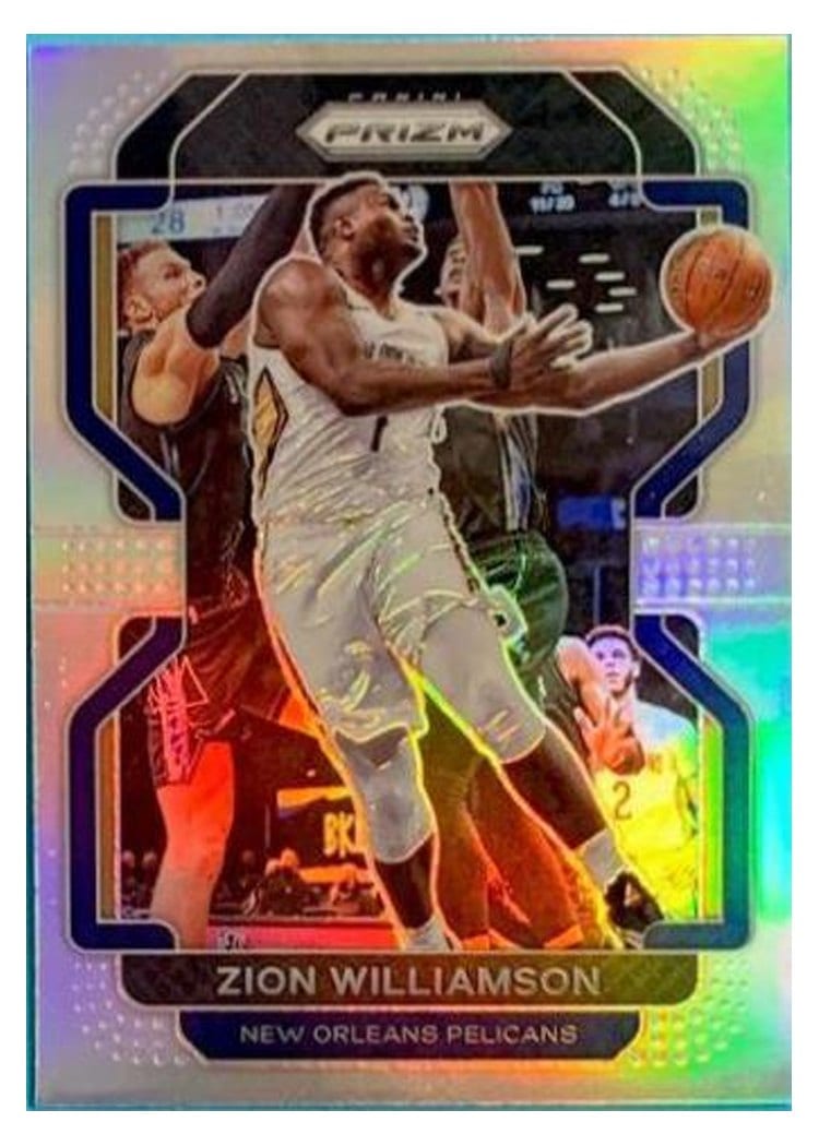2021-22 Panini Prizm Base Set Zion Williamson #108 card