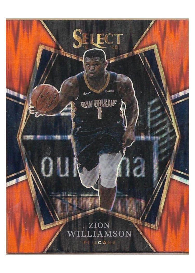 2021-22 Panini Select Base Set Zion Williamson #191 card
