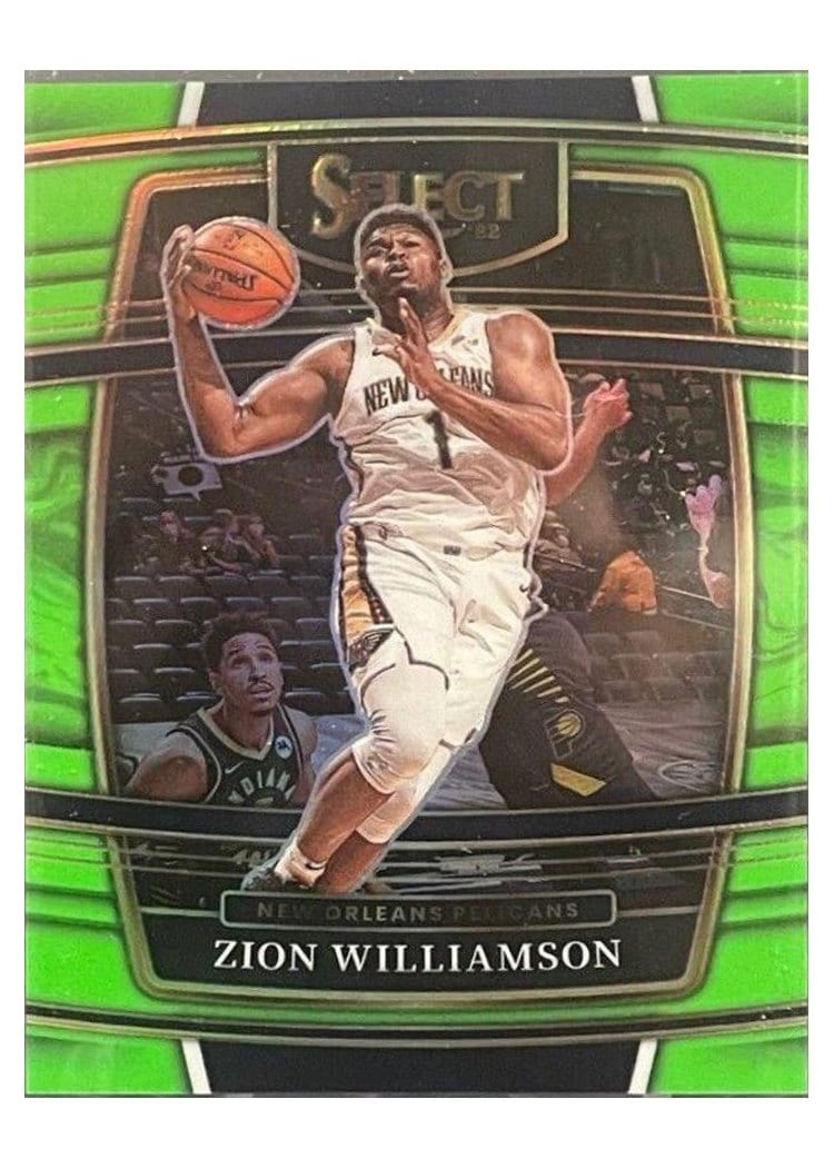2021-22 Panini Select Base Set Zion Williamson #96 card