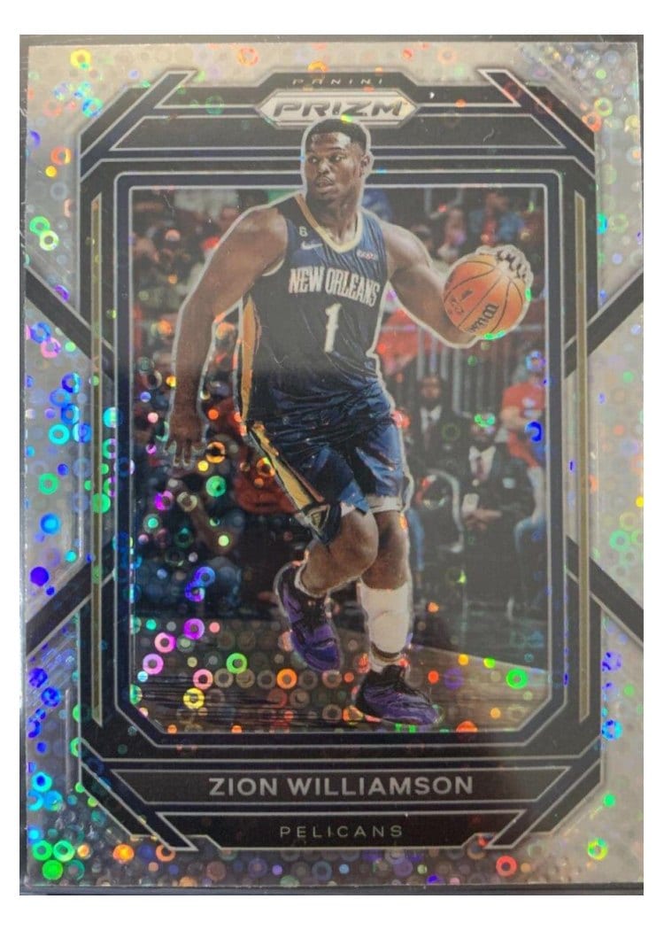 2022-23 Panini Prizm Base Set Zion Williamson #214 card