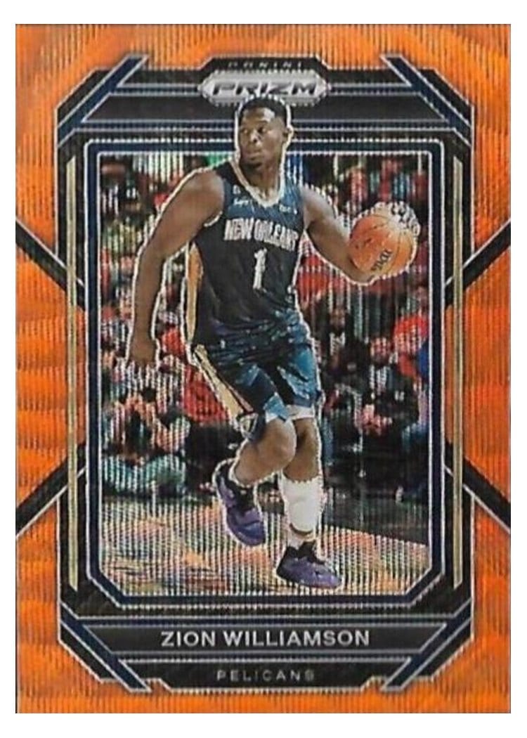 2022-23 Panini Prizm Base Set Zion Williamson #214 card