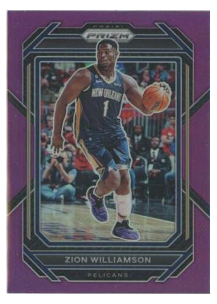 2022-23 Panini Prizm Base Set Zion Williamson #214 card