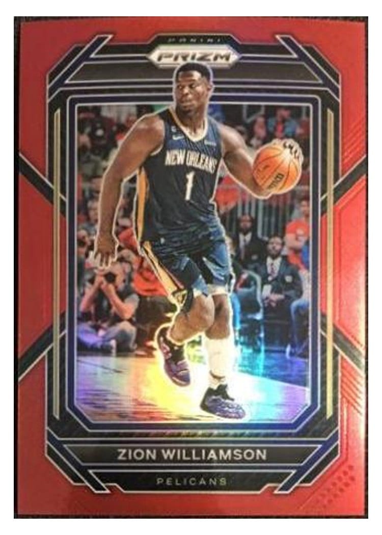 2022-23 Panini Prizm Base Set Zion Williamson #214 card