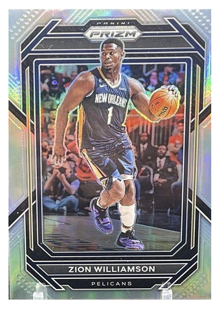 2022-23 Panini Prizm Base Set Zion Williamson #214 card