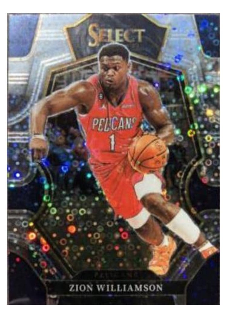 2022-23 Panini Select Base Set Zion Williamson #124 card