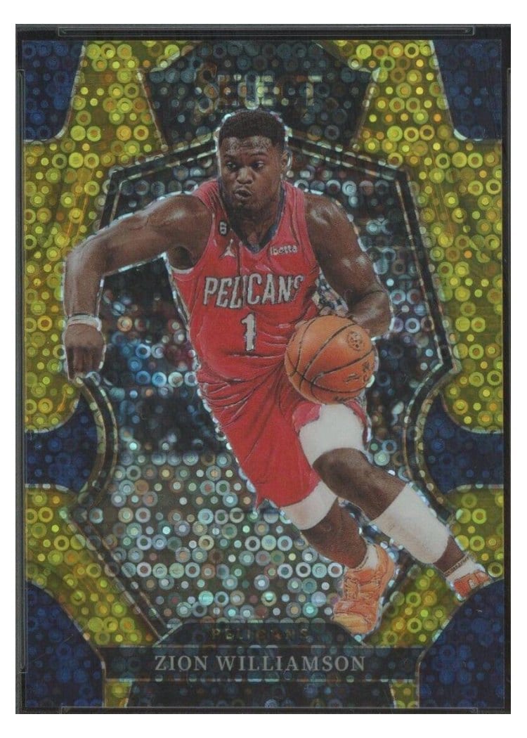 2022-23 Panini Select Base Set Zion Williamson #124 card