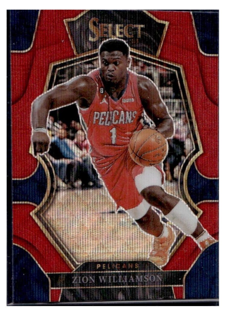 2022-23 Panini Select Base Set Zion Williamson #124 card