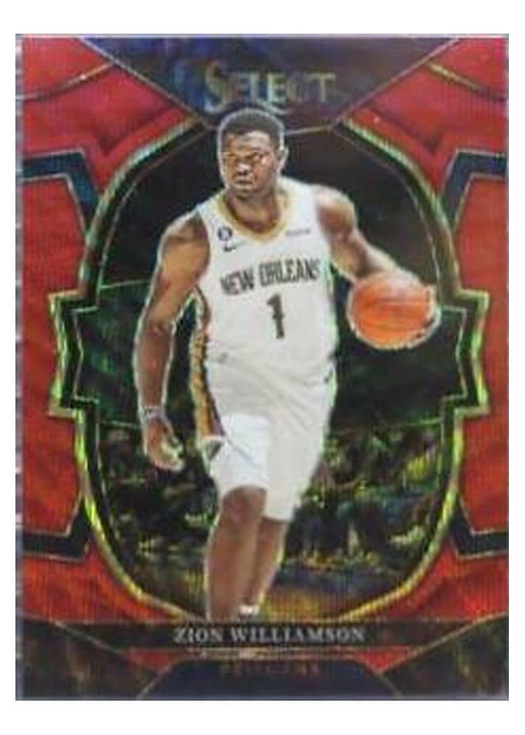 2022-23 Panini Select Base Set Zion Williamson #24 card