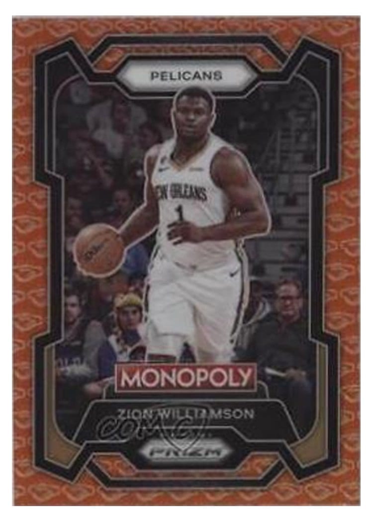 2023-24 Panini Prizm Monopoly Base Set Zion Williamson #55 card