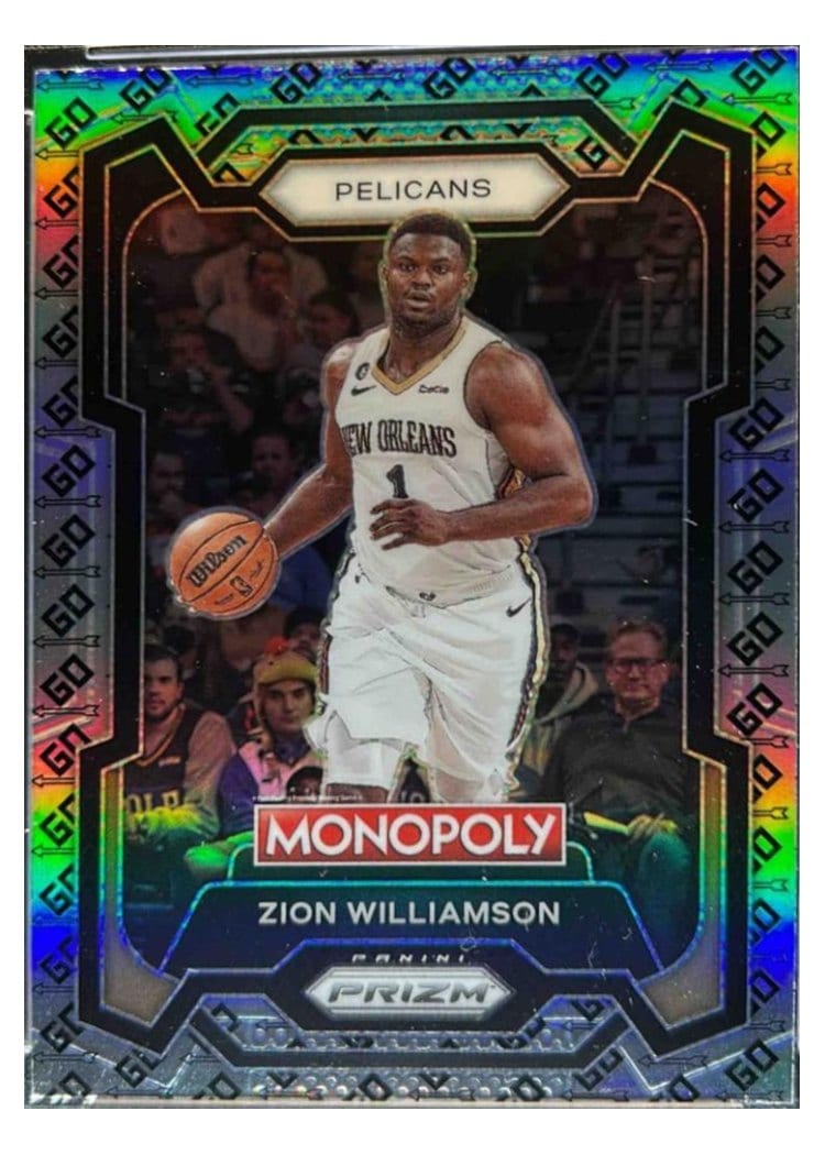 2023-24 Panini Prizm Monopoly Base Set Zion Williamson #55 card