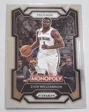 2023-24 Panini Prizm Monopoly Base Set Zion Williamson #55 card