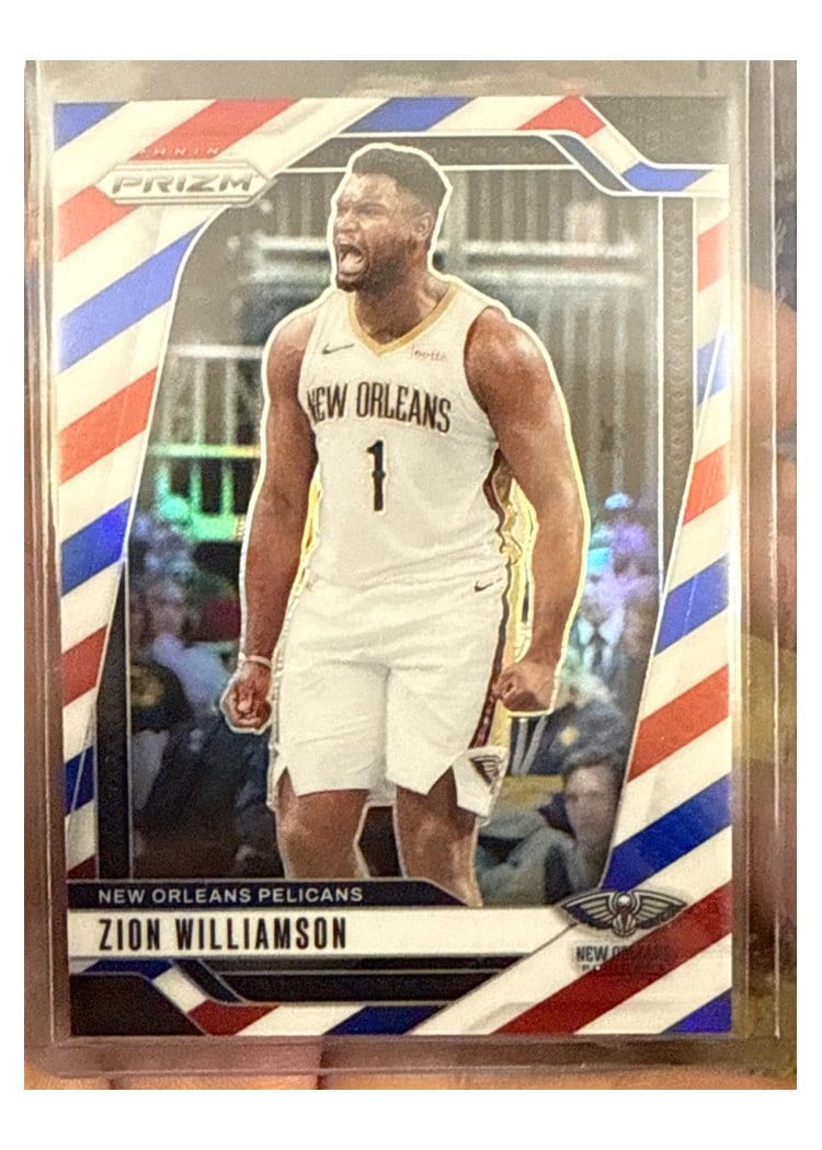 2024-25 Panini Prizm Base Set Zion Williamson #10 card