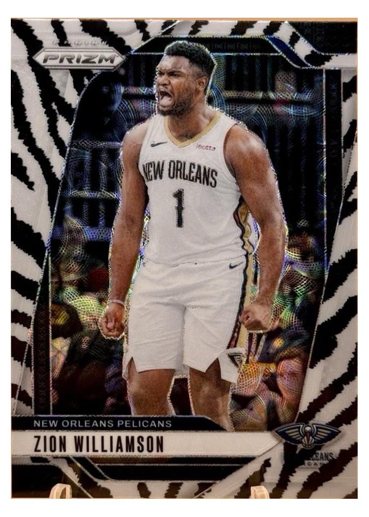 2024-25 Panini Prizm Base Set Zion Williamson #10 card