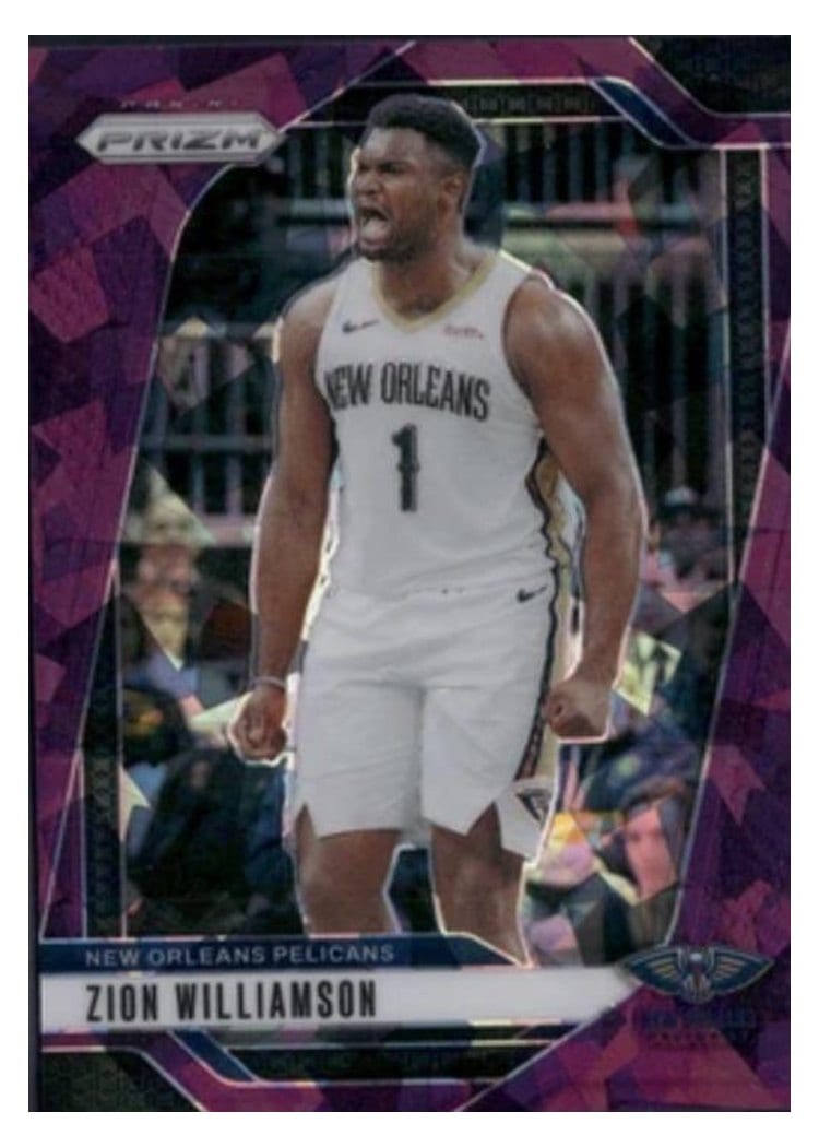 2024-25 Panini Prizm Base Set Zion Williamson #10 card