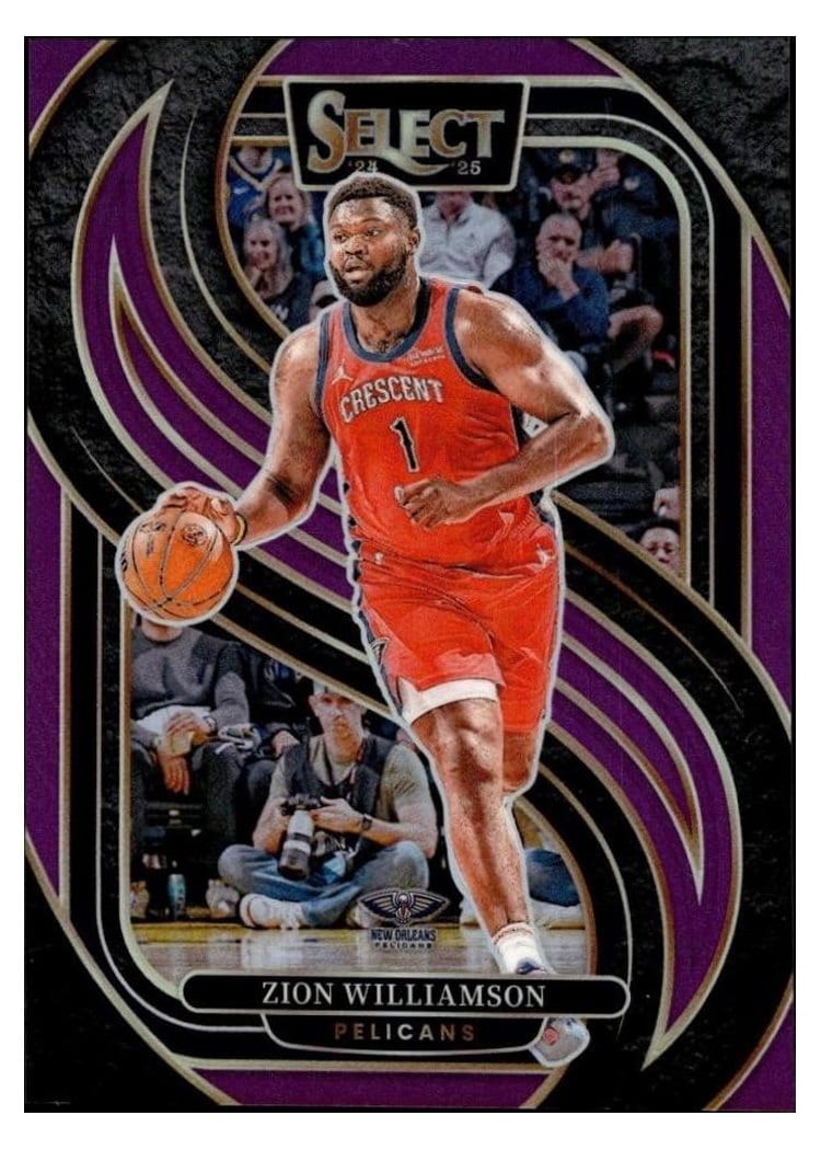 2024-25 Panini Select Base Set Zion Williamson #138 card