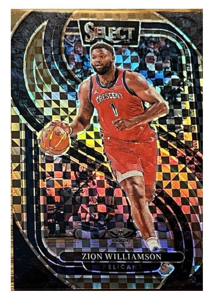 2024-25 Panini Select Base Set Zion Williamson #138 card