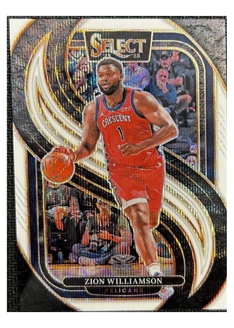 2024-25 Panini Select Base Set Zion Williamson #28 card