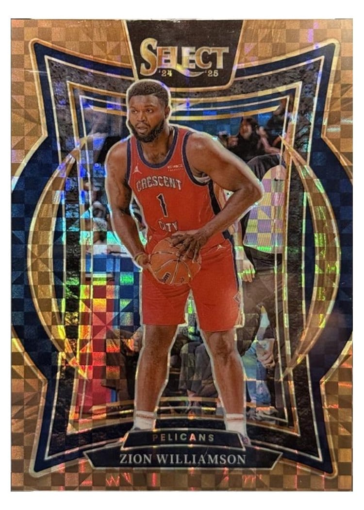 2024-25 Panini Select Base Set Zion Williamson #28 card