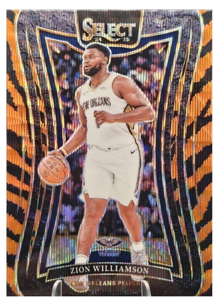2024-25 Panini Select Base Set Zion Williamson #28 card