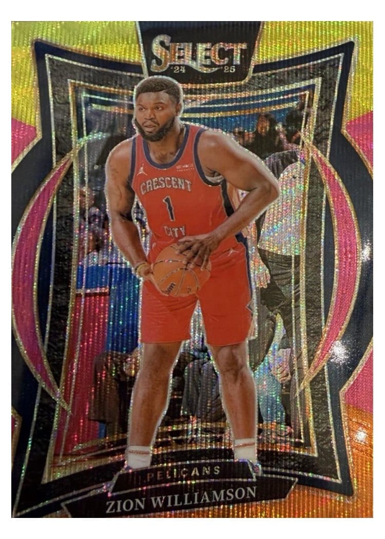 2024-25 Panini Select Base Set Zion Williamson #28 card
