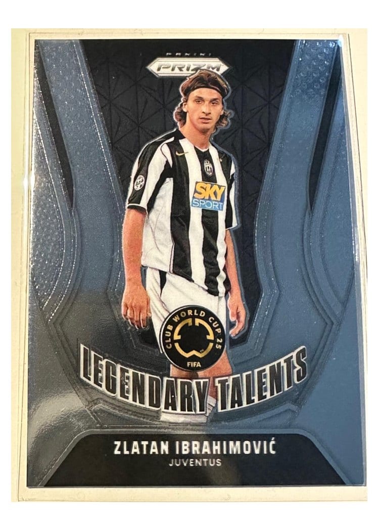 2025 Panini Prizm FIFA Club World Cup Legendary Talents Zlatan Ibrahimovic #13 card