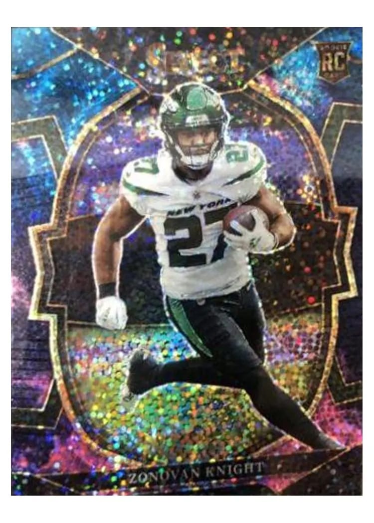 2022 Panini Select Base Set Zonovan Knight Cosmic #89 card